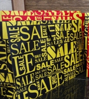 مدل Sale  ( زرد - مشکی ) افقی متوسط