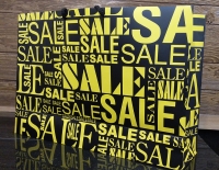 مدل Sale  ( زرد - مشکی ) افقی بزرگ