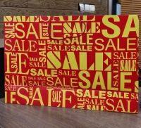 مدل Sale  ( زرد - قرمز ) افقی بزرگ